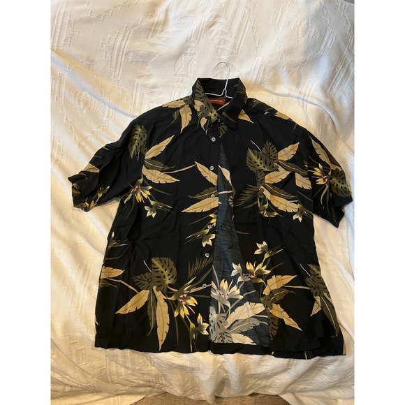 Covington Hawaiin Button Down Short Sleeve Shirt Mens L - Picture 1 of 3